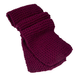 WOOL AND THE GANG BORDO KNIT SCARF | WOMENS SIZE 300CM